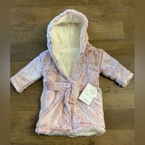 NWT- Cozy Pink Baby Robe 0-9M